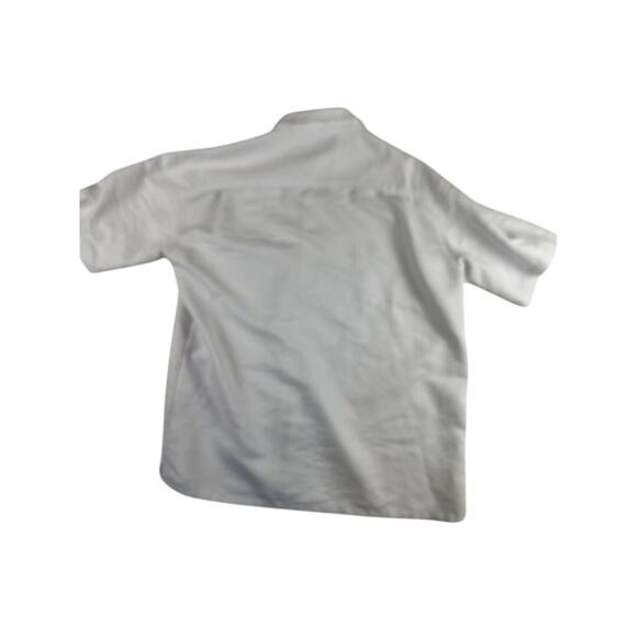 Eighty Eight USA Men's Short Sleeve Button Up Shirt XL  White Gray Striped - Picture 2 of 7